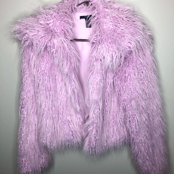 Forever 21 Jackets & Blazers - Pink fur coat
